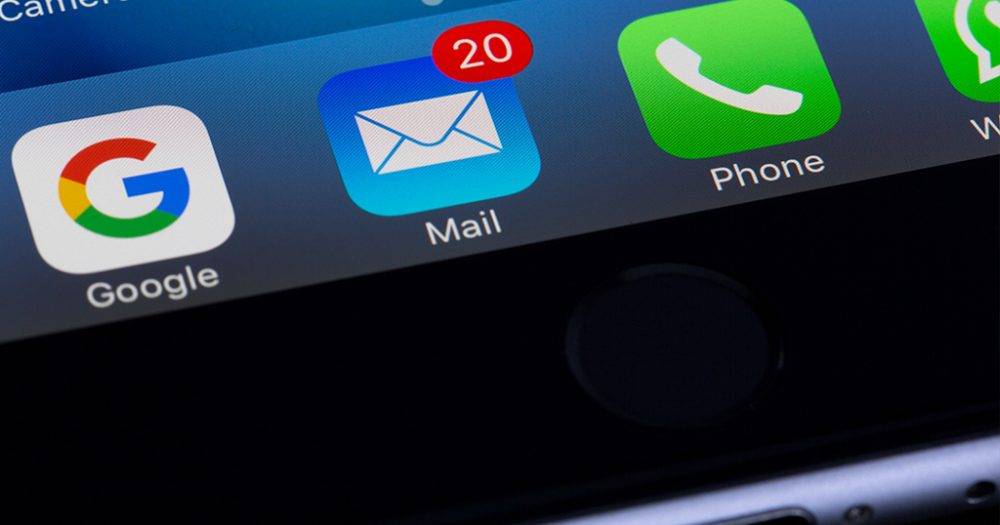 email sur smartphone