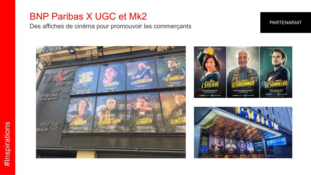 les commerçants de quartier sur les affiches de cinéma ugc mk2