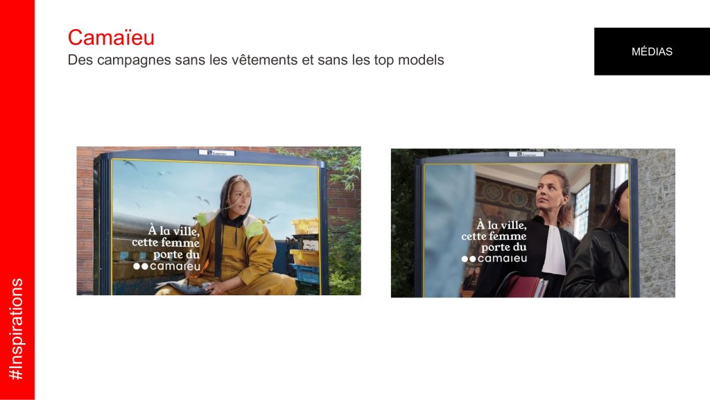 com média camaieu