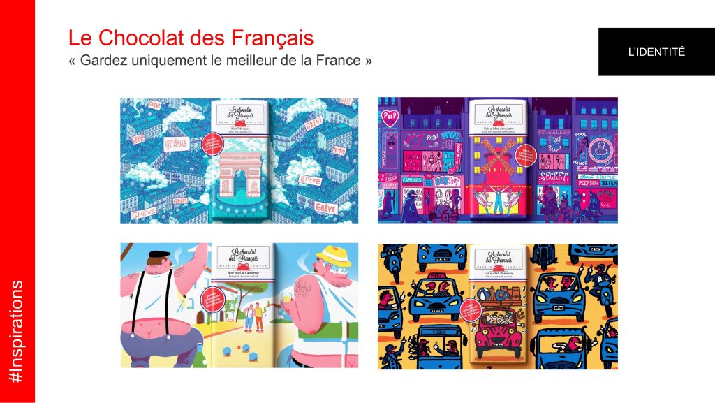 packagings du chocolat des français 