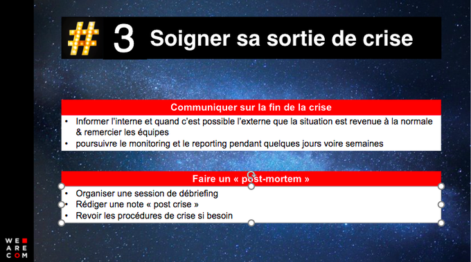 Soigner sa sortie de crise