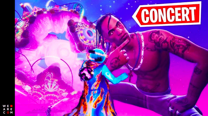 Fortnite concert travis scott