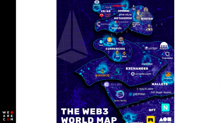 the web 3 world map