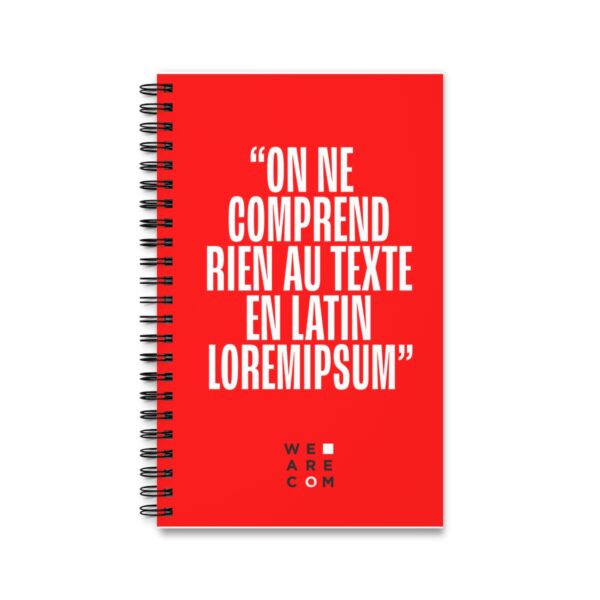 Carnet à spirale 160 pages - "Lorem ipsum" – Image 2