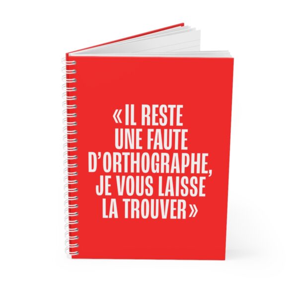 Carnet de notes "Il reste une faute" : la fin du suspense