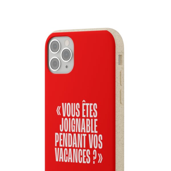 Vous êtes joignable pendant vos vacances ? - Coque iPhone – Image 4