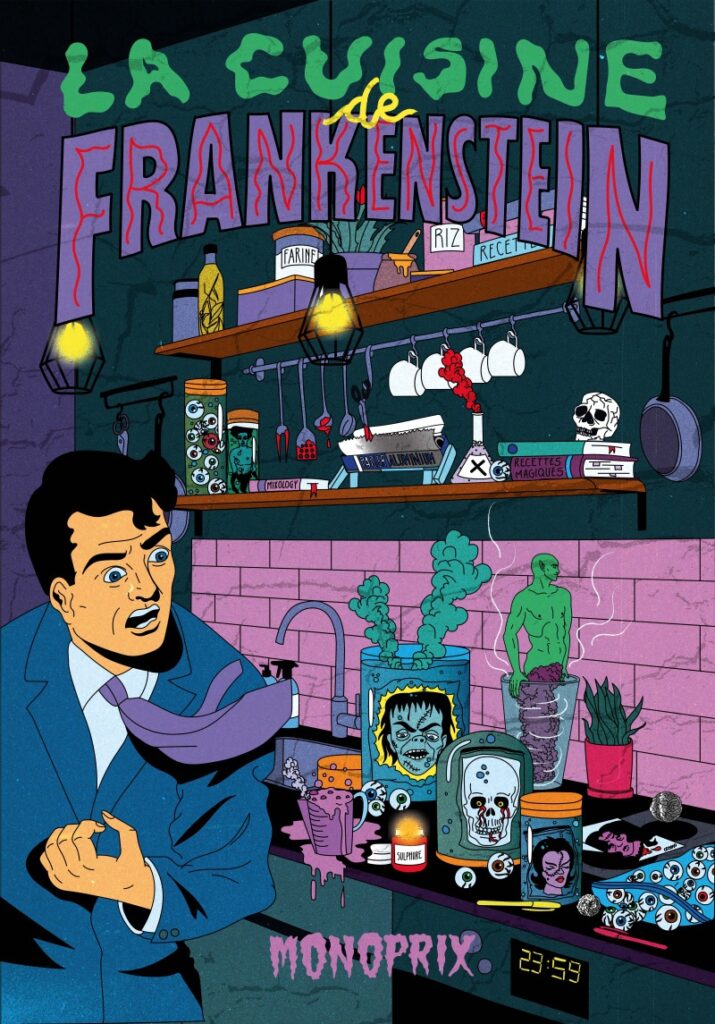 Monoprix campagne publicités halloween