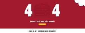 UX WRITING : BK erreur 404