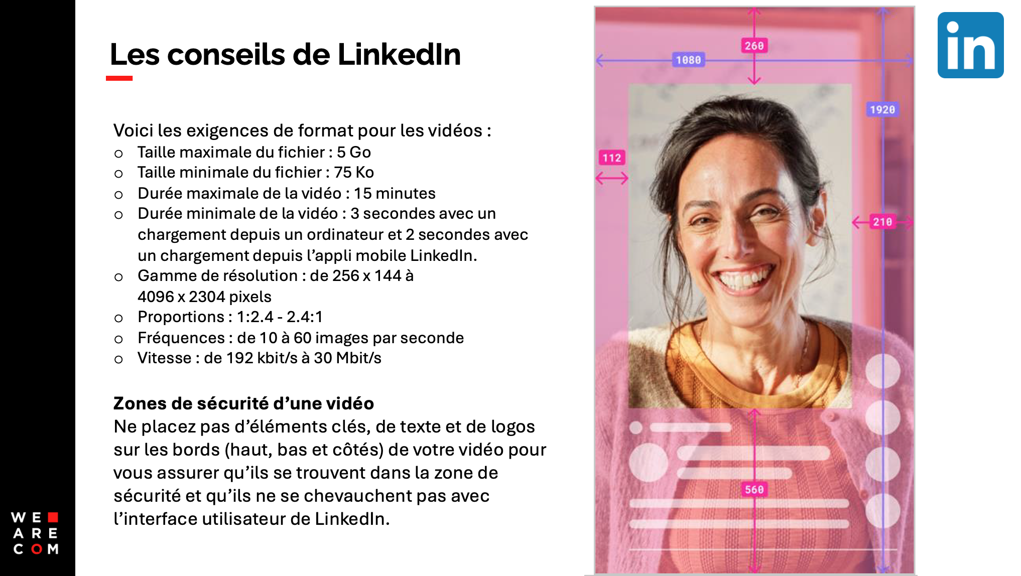 Vidéo : les conseils de LinkedIn