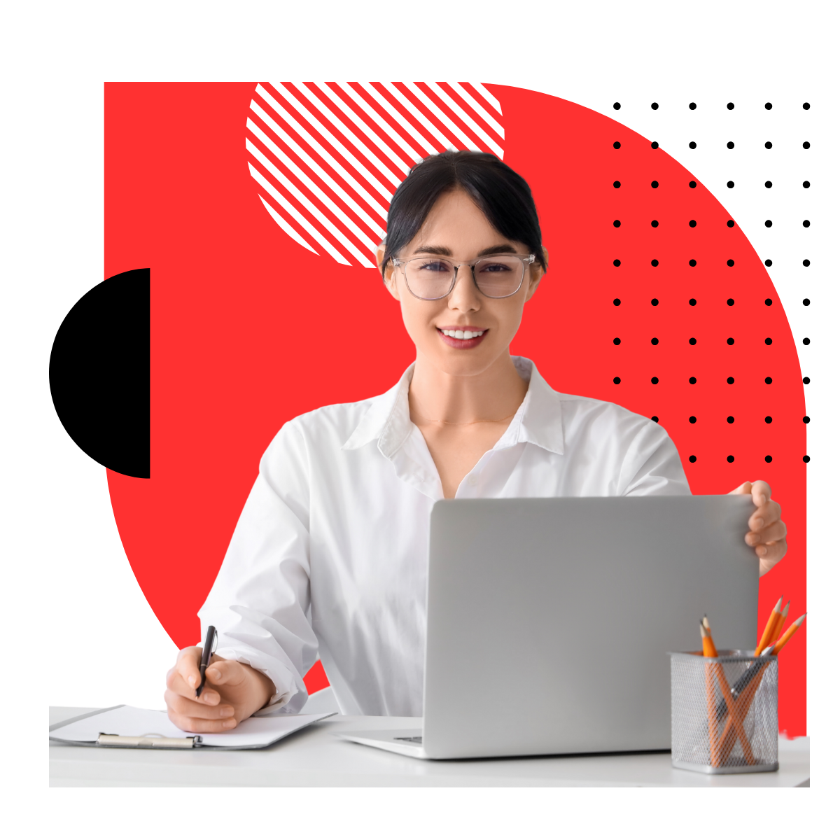 communicant travaillant sur les KPI de son plan de communication