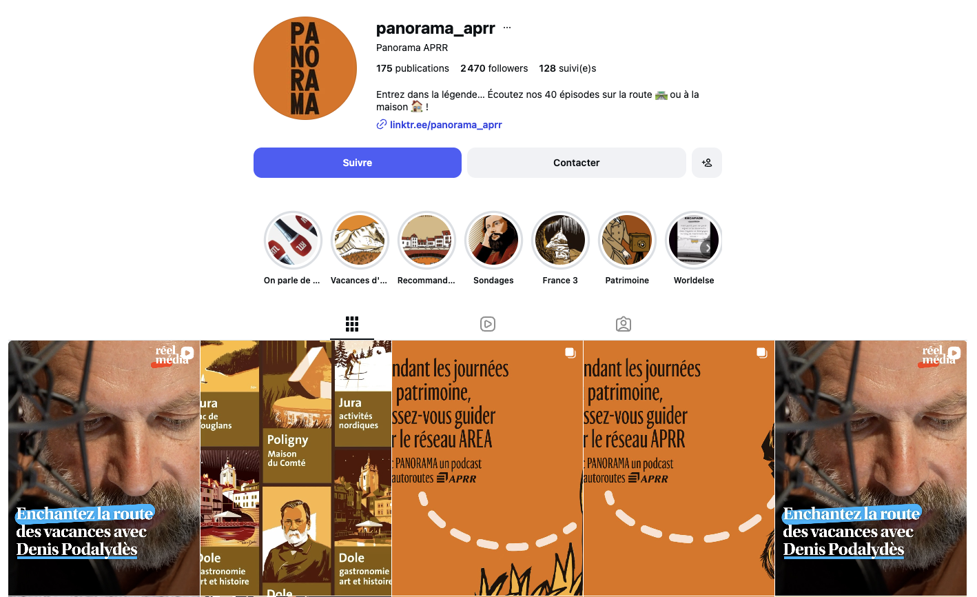 Instagram Panorama APRR