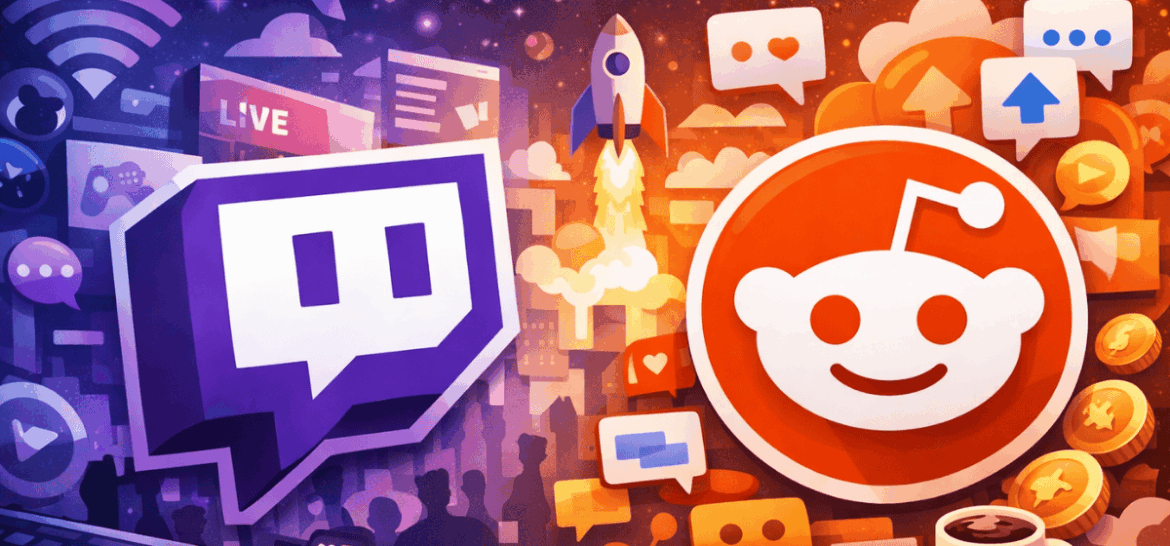 Reddit et twitch pour les communicants
