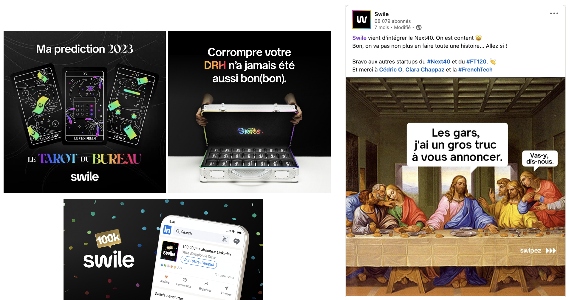 SWILE exemple communication B2B